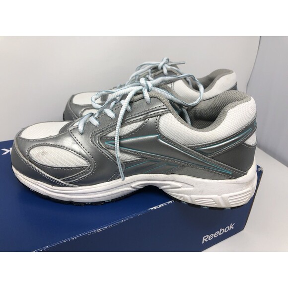 Reebok Women’s 6 M Composite Toe Performance Cross Trainer RB447 Grey White - Picture 11 of 12